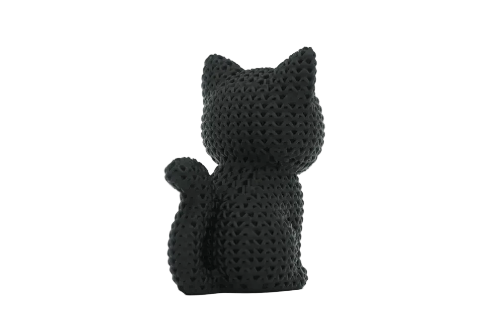 Black Cat – Knit-Inspired Texture