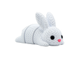 Articulated Bunny Rabbit animal figure with knit-inspired texture – Way2Cute.co.uk