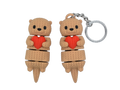 Articulated Otter With Heart animal figure with knit-inspired texture – Way2Cute.co.uk