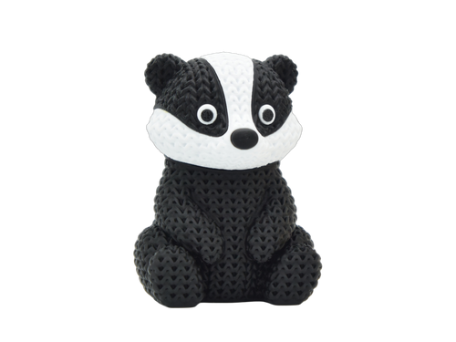 Badger animal figure with knit-inspired texture – Way2Cute.co.uk