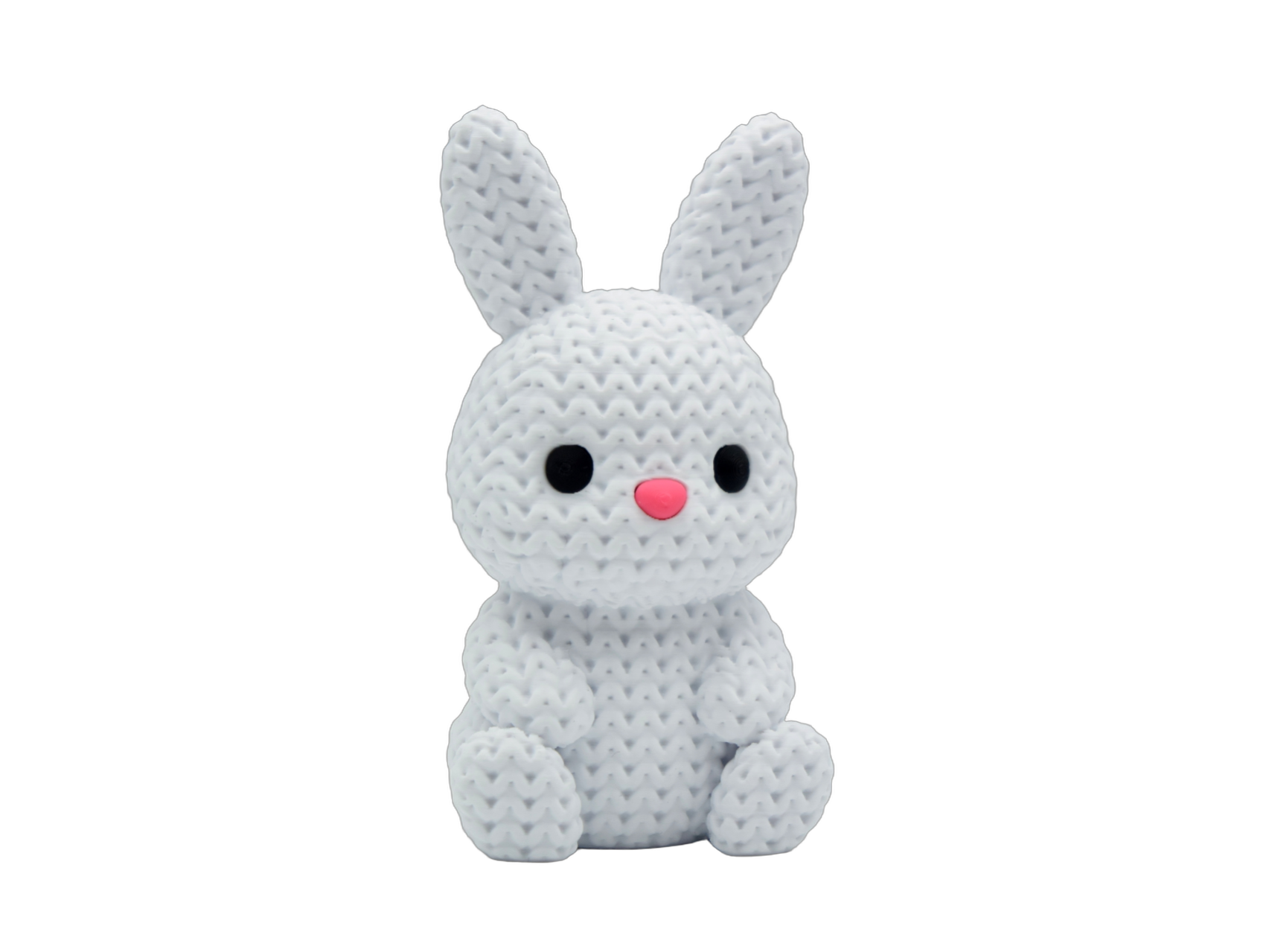 Bunny - Easter animal figure with knit-inspired texture – Way2Cute.co.uk