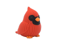 Cardinal Bird animal figure with knit-inspired texture – Way2Cute.co.uk