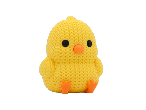 Chick animal figure with knit-inspired texture – Way2Cute.co.uk