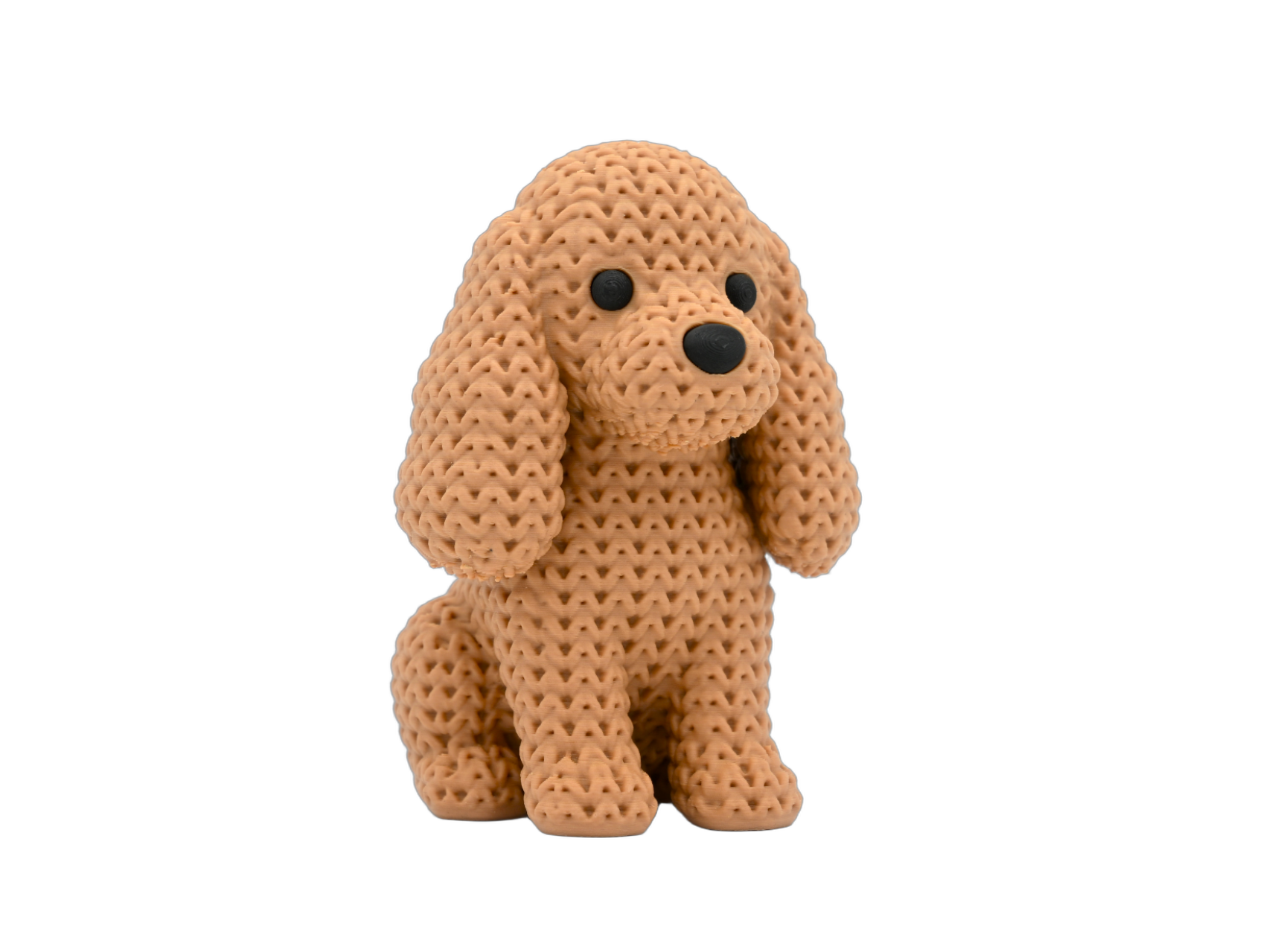 Cocker Spaniel Dog animal figure with knit-inspired texture – Way2Cute.co.uk