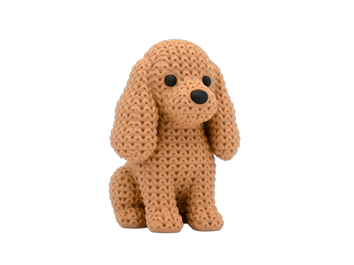 Cocker Spaniel Dog animal figure with knit-inspired texture – Way2Cute.co.uk