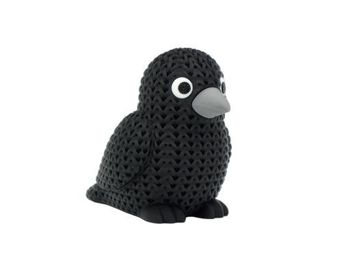 Crow animal figure with knit-inspired texture – Way2Cute.co.uk