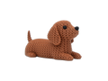 Dachshund Dog animal figure with knit-inspired texture – Way2Cute.co.uk