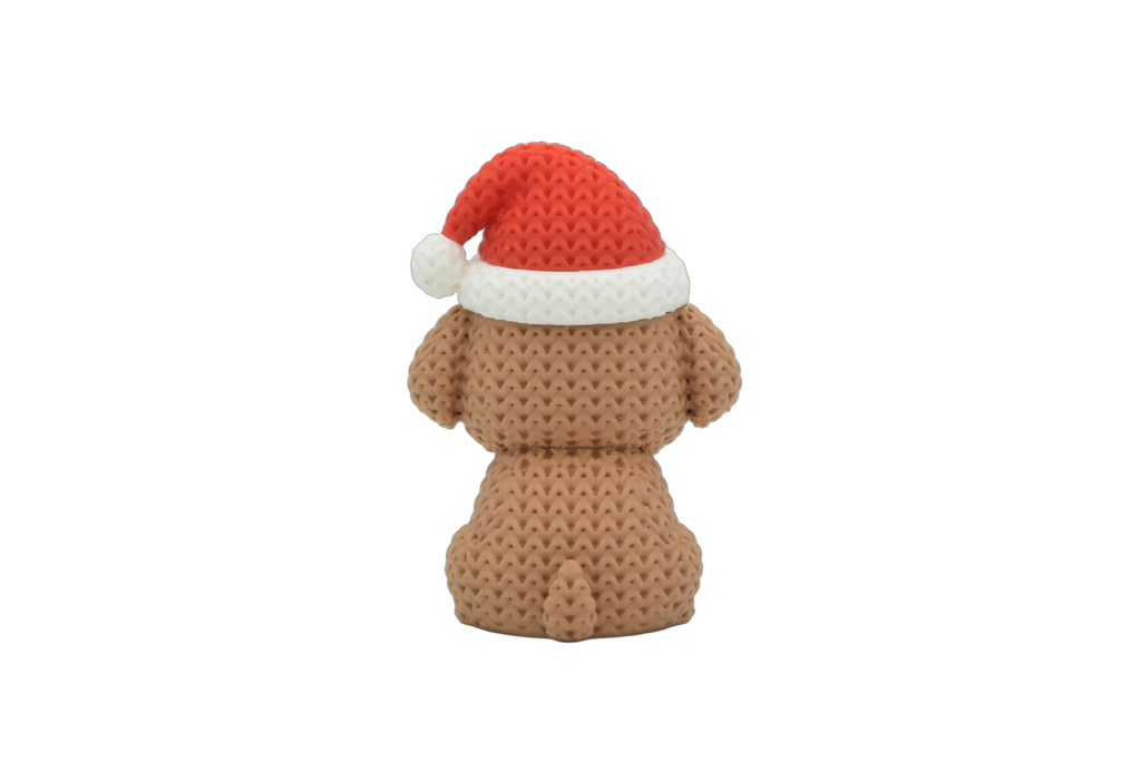 Dog with Santa Hat – additional product view 3 – Way2Cute.co.uk