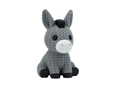 Donkey animal figure with knit-inspired texture – Way2Cute.co.uk