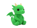 Dragon animal figure with knit-inspired texture – Way2Cute.co.uk