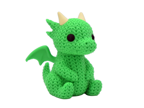 Dragon animal figure with knit-inspired texture – Way2Cute.co.uk