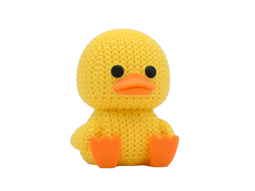 Duck animal figure with knit-inspired texture – Way2Cute.co.uk