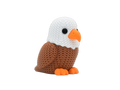 Eagle animal figure with knit-inspired texture – Way2Cute.co.uk