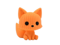 Fox animal figure with knit-inspired texture – Way2Cute.co.uk