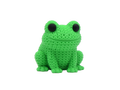 Frog animal figure with knit-inspired texture – Way2Cute.co.uk