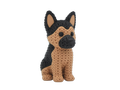 German Shepherd Dog animal figure with knit-inspired texture – Way2Cute.co.uk