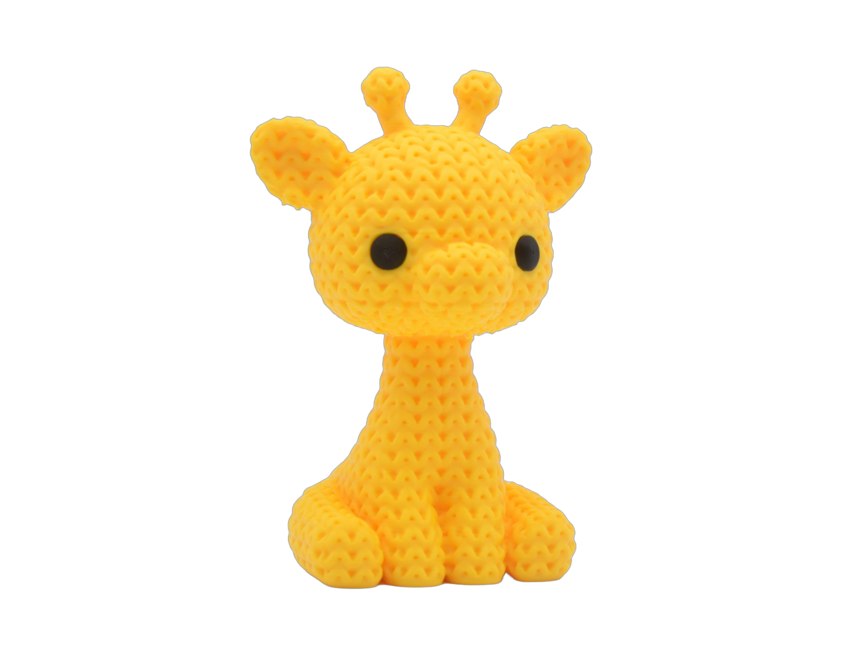 Giraffe animal figure with knit-inspired texture – Way2Cute.co.uk