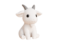 Goat animal figure with knit-inspired texture – Way2Cute.co.uk