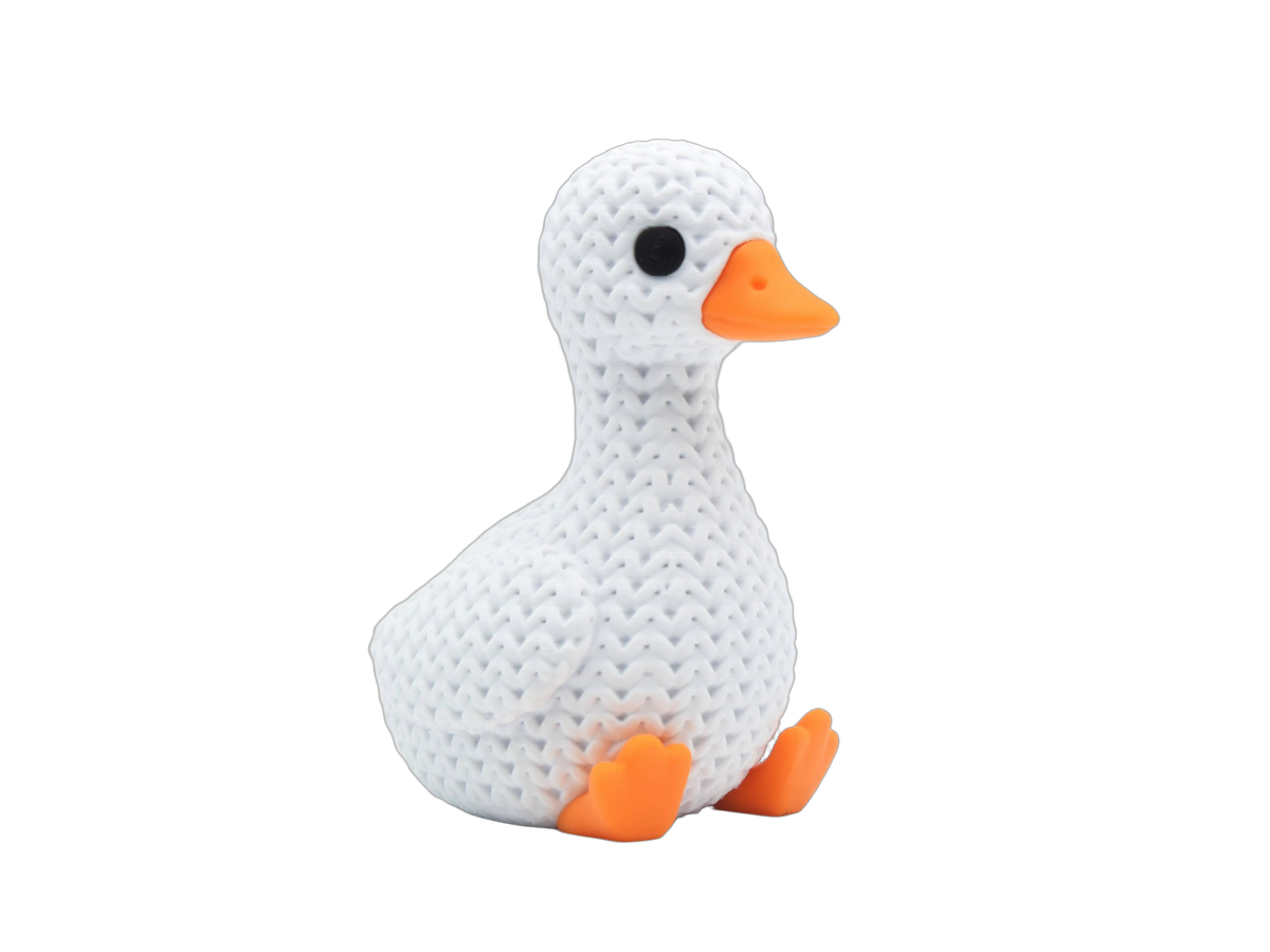 Goose animal figure with knit-inspired texture – Way2Cute.co.uk