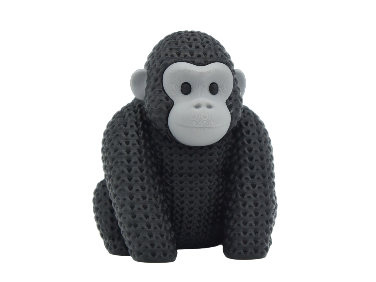 Gorilla animal figure with knit-inspired texture – Way2Cute.co.uk