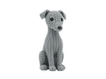 Greyhound Dog animal figure with knit-inspired texture – Way2Cute.co.uk