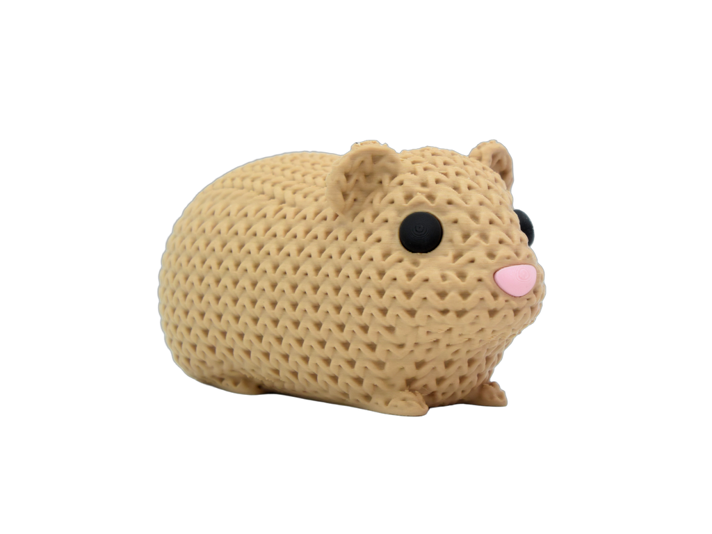 Guinea Pig animal figure with knit-inspired texture – Way2Cute.co.uk