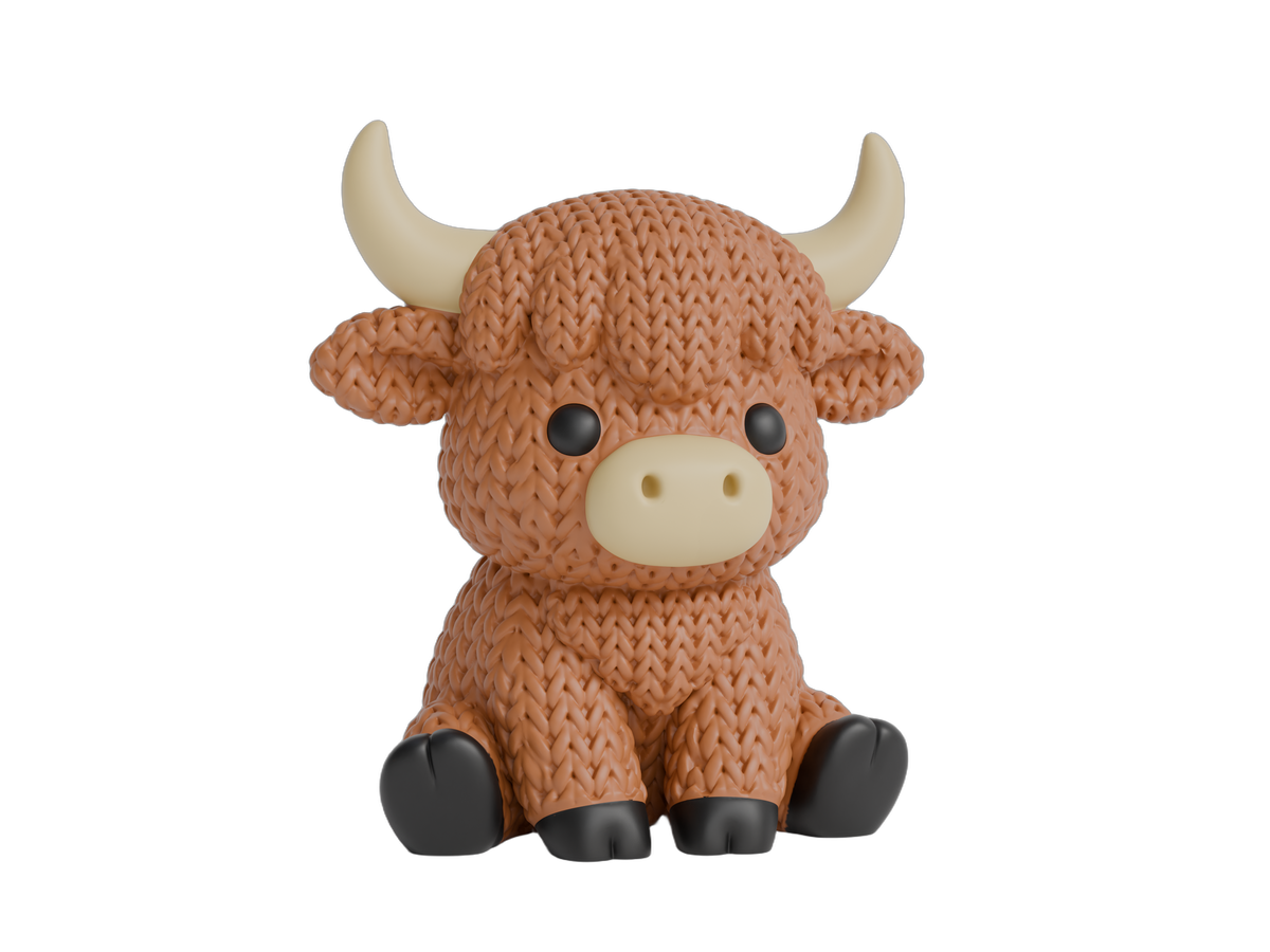 Highland Cow – additional product view 4 – Way2Cute.co.uk