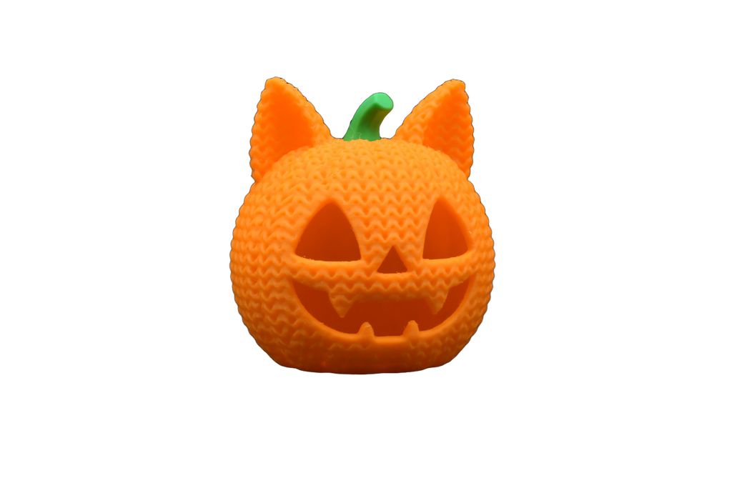 Jack-O-Lantern Cat Pumpkin – additional product view 2 – Way2Cute.co.uk