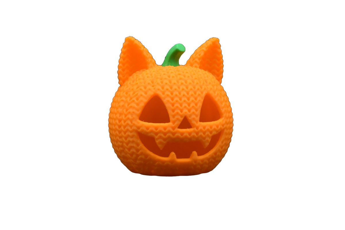 Jack-O-Lantern Cat Pumpkin – additional product view 2 – Way2Cute.co.uk