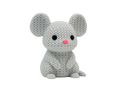 Mouse animal figure with knit-inspired texture – Way2Cute.co.uk