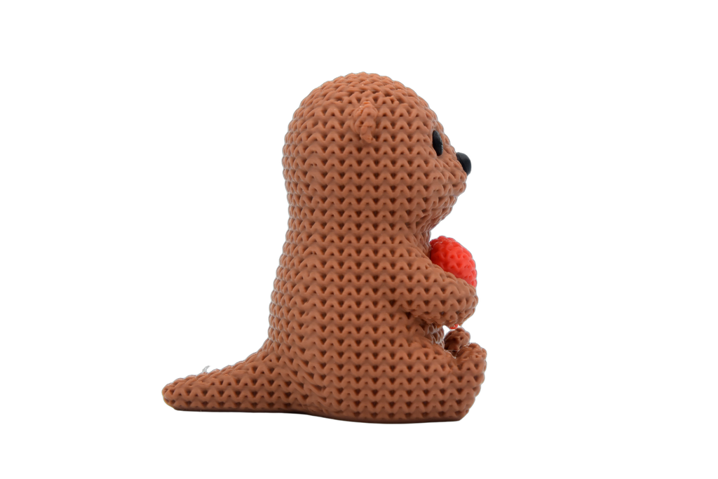 Otter With Heart – additional product view 2 – Way2Cute.co.uk