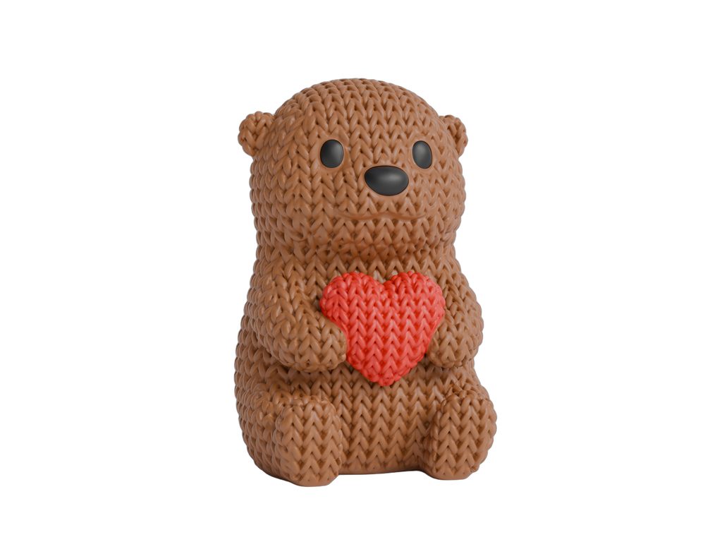 Otter With Heart – additional product view 4 – Way2Cute.co.uk