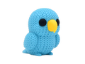 Parrot animal figure with knit-inspired texture – Way2Cute.co.uk