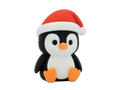 Penguin with Santa Hat animal figure with knit-inspired texture – Way2Cute.co.uk