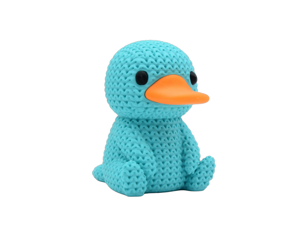 Platypus animal figure with knit-inspired texture – Way2Cute.co.uk