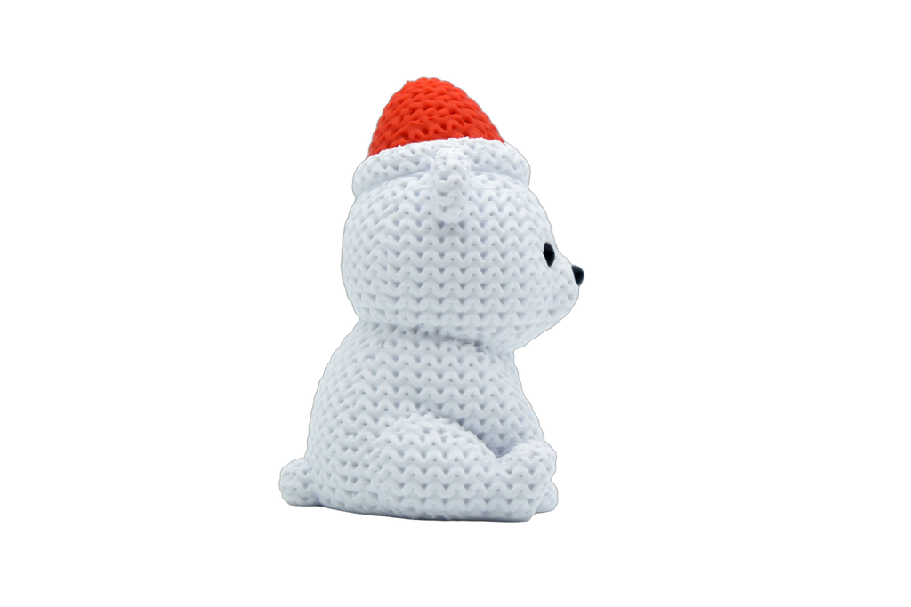 Polar Bear with Santa Hat – additional product view 2 – Way2Cute.co.uk