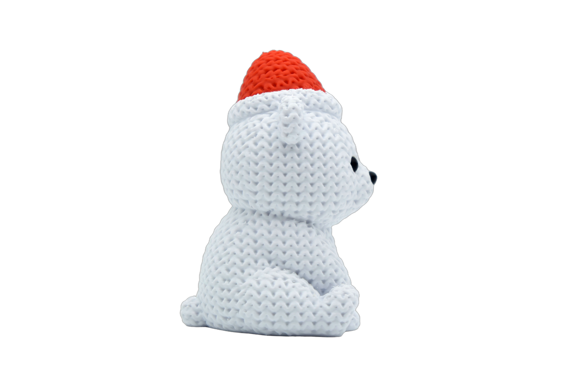 Polar Bear with Santa Hat – additional product view 2 – Way2Cute.co.uk