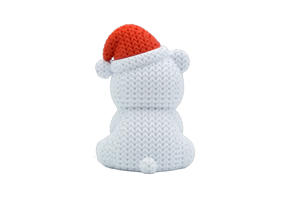 Polar Bear with Santa Hat – additional product view 3 – Way2Cute.co.uk