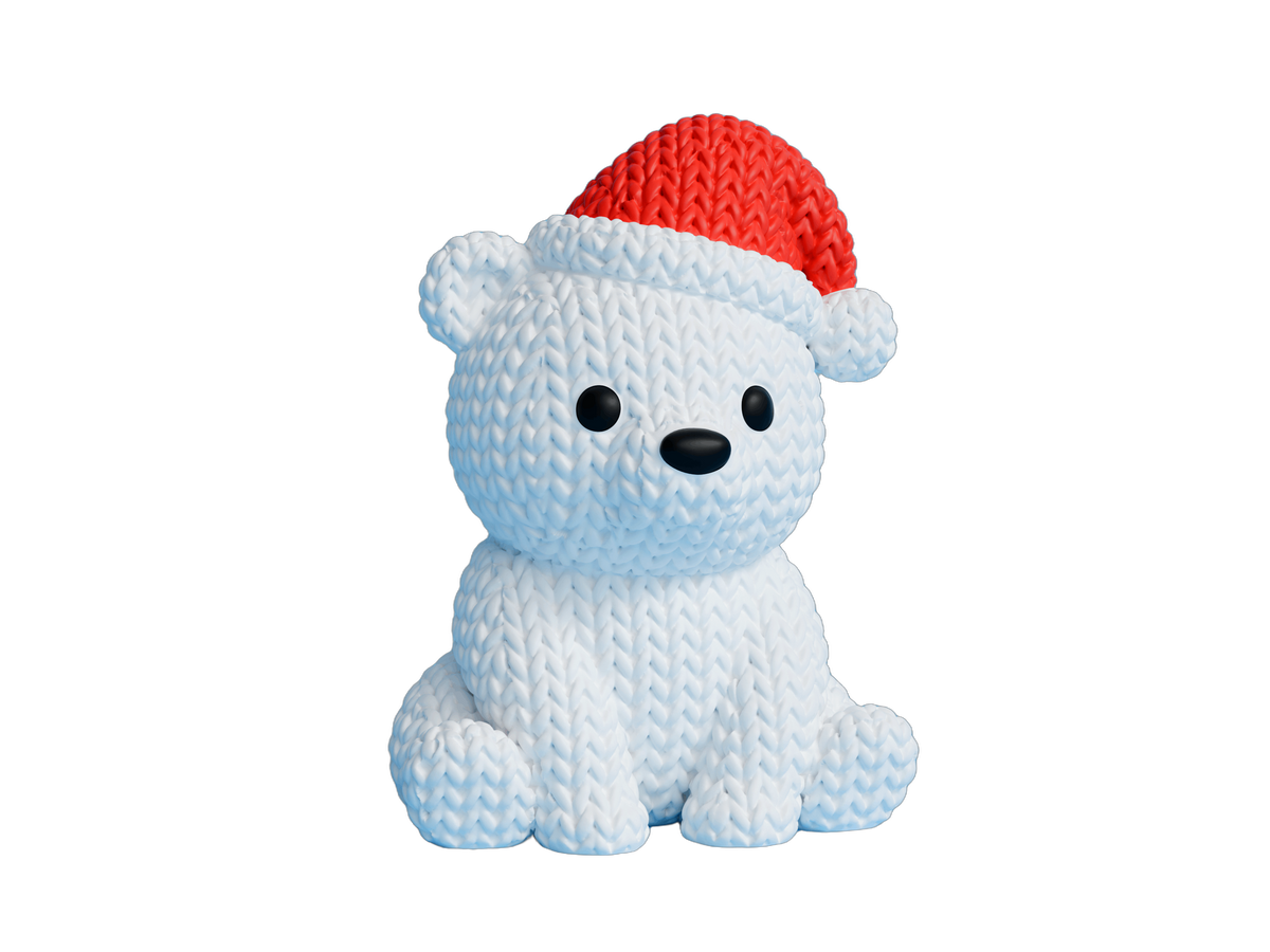 Polar Bear with Santa Hat – additional product view 4 – Way2Cute.co.uk