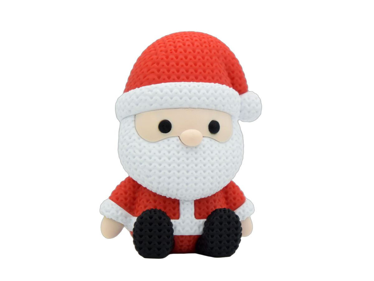 Santa Claus animal figure with knit-inspired texture – Way2Cute.co.uk