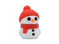 Snowman animal figure with knit-inspired texture – Way2Cute.co.uk