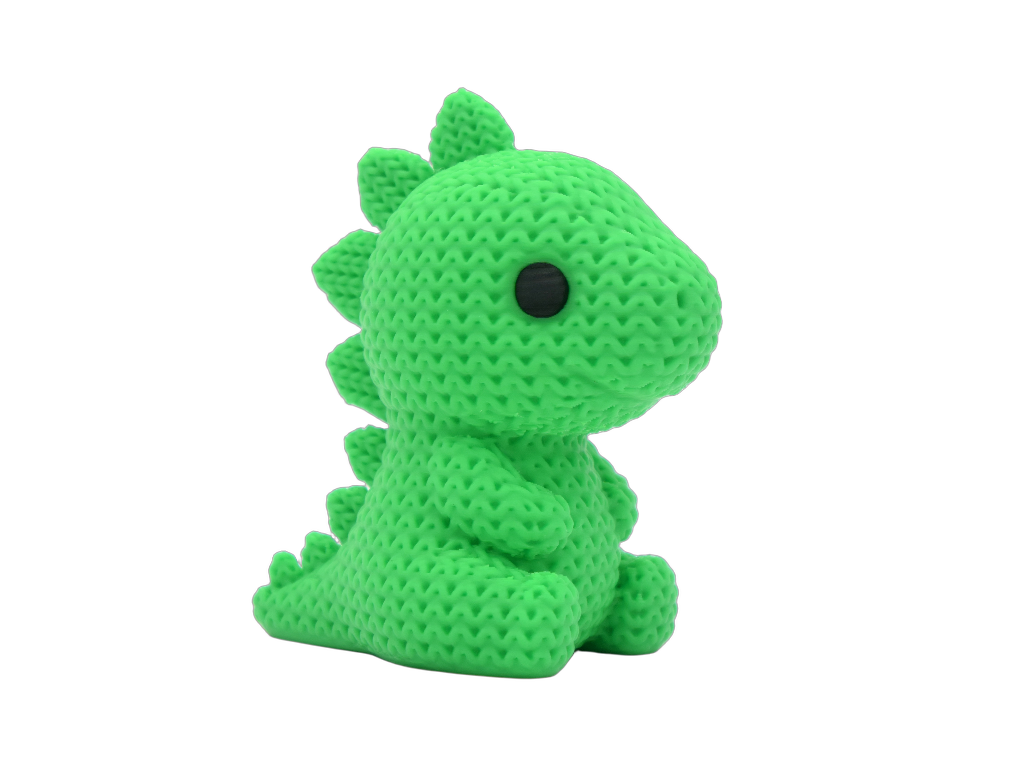 Stegosaurus Dinosaur animal figure with knit-inspired texture – Way2Cute.co.uk