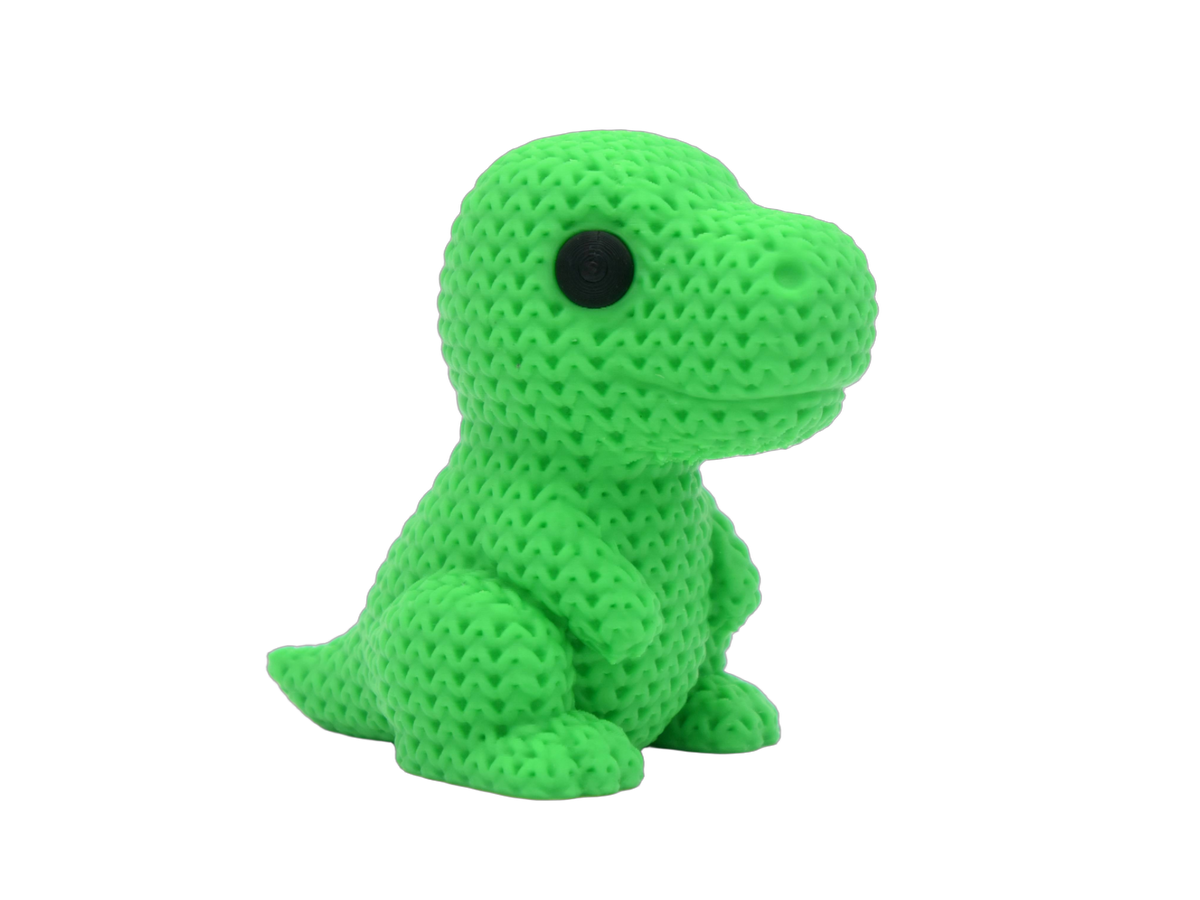 T-Rex Dinosaur animal figure with knit-inspired texture – Way2Cute.co.uk