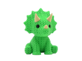 Triceratops Dinosaur animal figure with knit-inspired texture – Way2Cute.co.uk