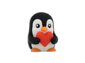 Valentine's Day Penguin animal figure with knit-inspired texture – Way2Cute.co.uk