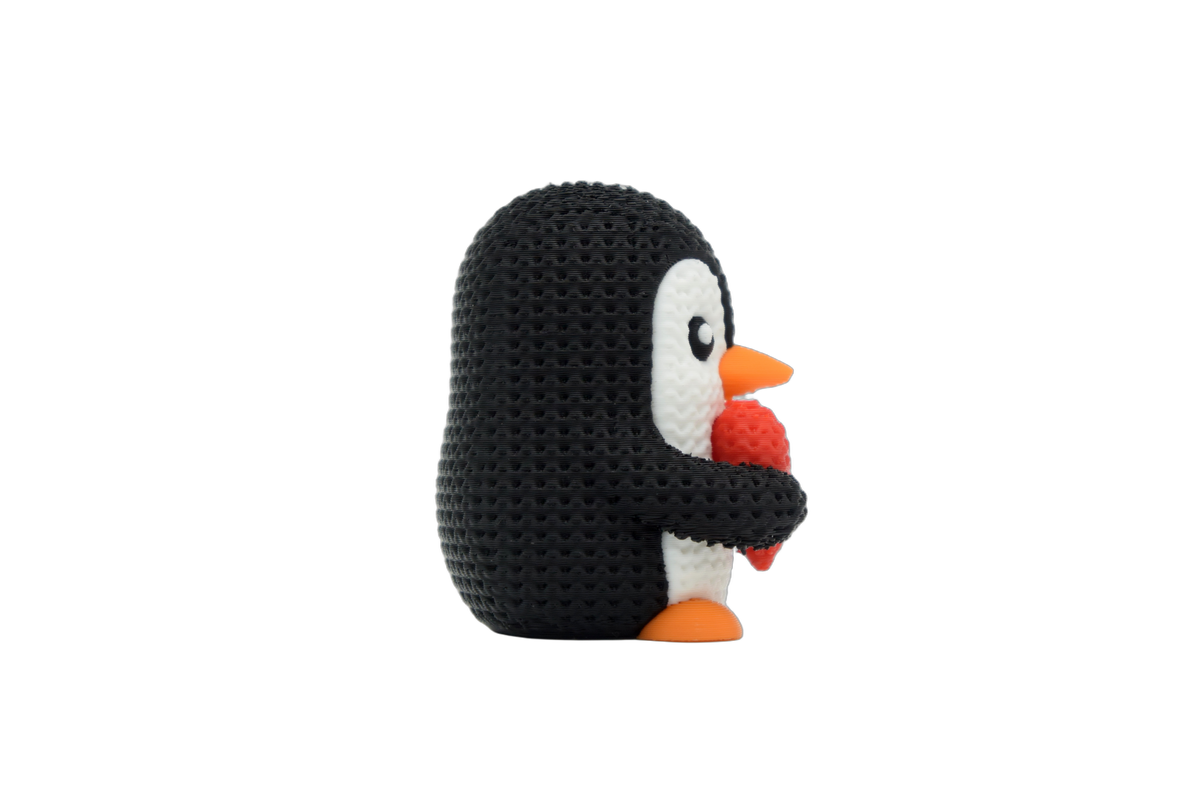 Valentine's Day Penguin – additional product view 2 – Way2Cute.co.uk