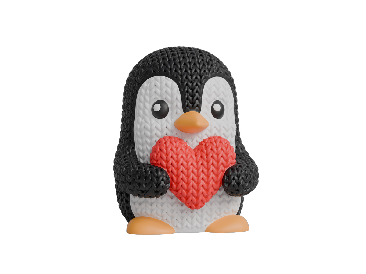Valentine's Day Penguin – additional product view 4 – Way2Cute.co.uk