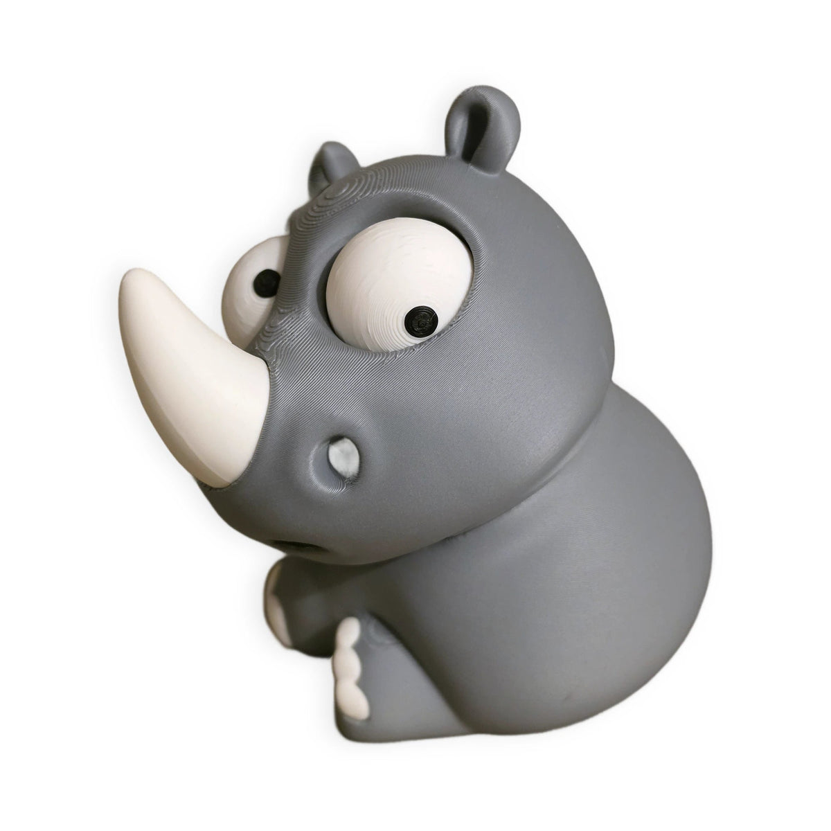 Goofy Rhino – Moving Eyes – view 4 – Way2Cute.co.uk
