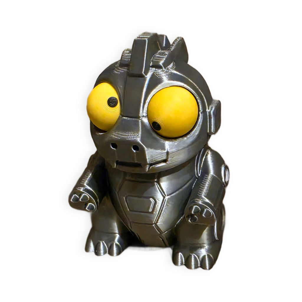 Goofy Mecha Godzilla – Moving Eyes – view 3 – Way2Cute.co.uk