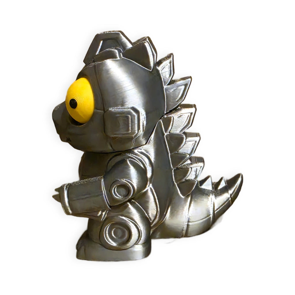Goofy Mecha Godzilla – Moving Eyes – view 4 – Way2Cute.co.uk